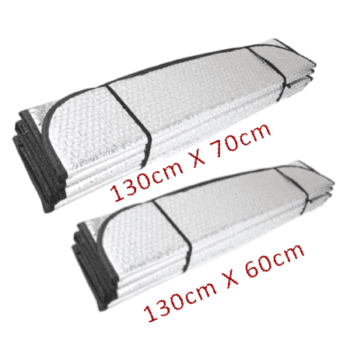 Car Front Windshield Foil Sunshade - Image 2