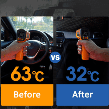 Car Front Windshield Foil Sunshade - Image 3