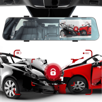 Dual Camera Car DVR Rearview Mirror With 4.3″ Screen - Image 2