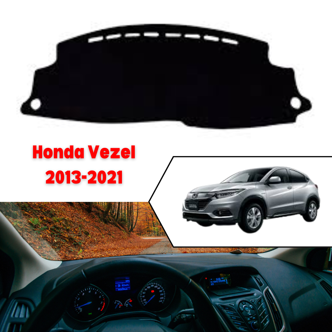 Honda Vezel 2013-2021 Dashboard Mat – Suede Nonslip Velvet Fur
