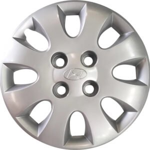 Biturbo 13-Inch Premium Wheel Cover Set (4 Pieces) – Hyundai Style – Silver | MMH-WC-53