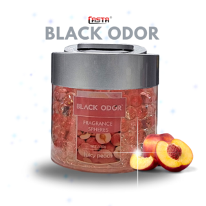 BLACK ODOR Gel Beads Air Freshener – Peach (130 gm)