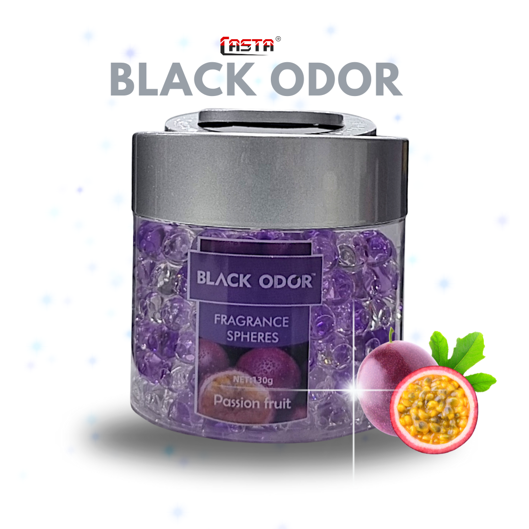 BLACK ODOR Gel Beads Air Freshener – Orange (130 gm) - Image 3