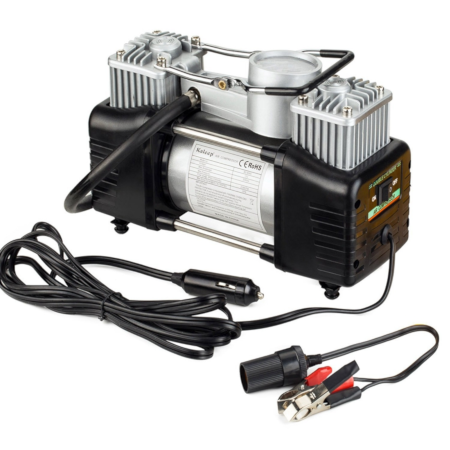Dual Cylinder Air Compressor Tire Inflator – 12V 150PSI