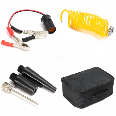 Dual Cylinder Air Compressor Tire Inflator – 12V 150PSI - Image 3