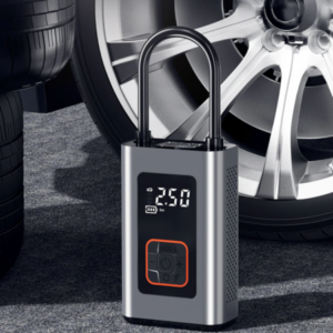 3 IN 1 Portable Electric Air Compressor Power Bank With LED Light – P99