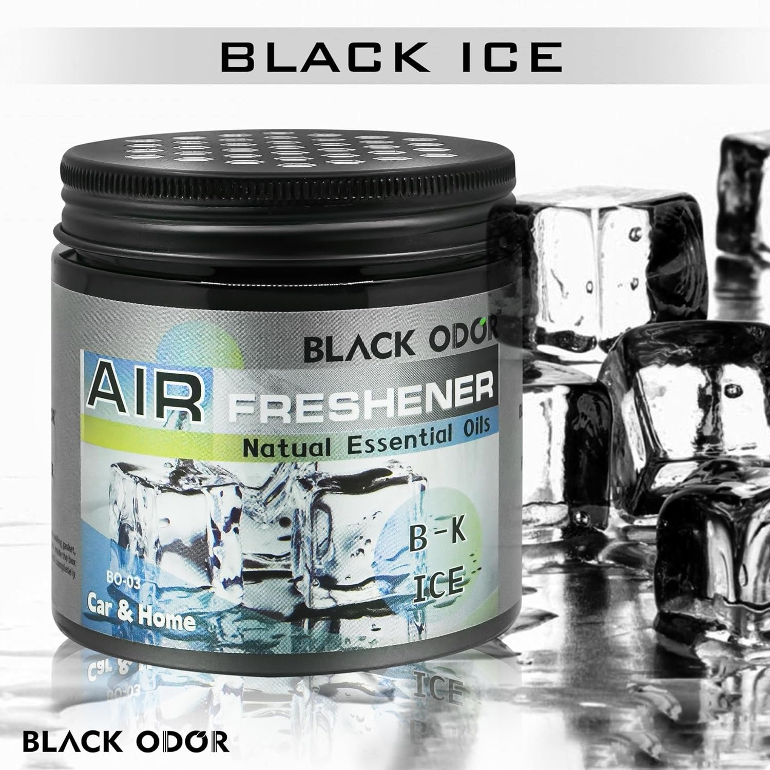 BLACK ODOR Gel Air Freshener – B-K ICE (180 gm) - Image 5