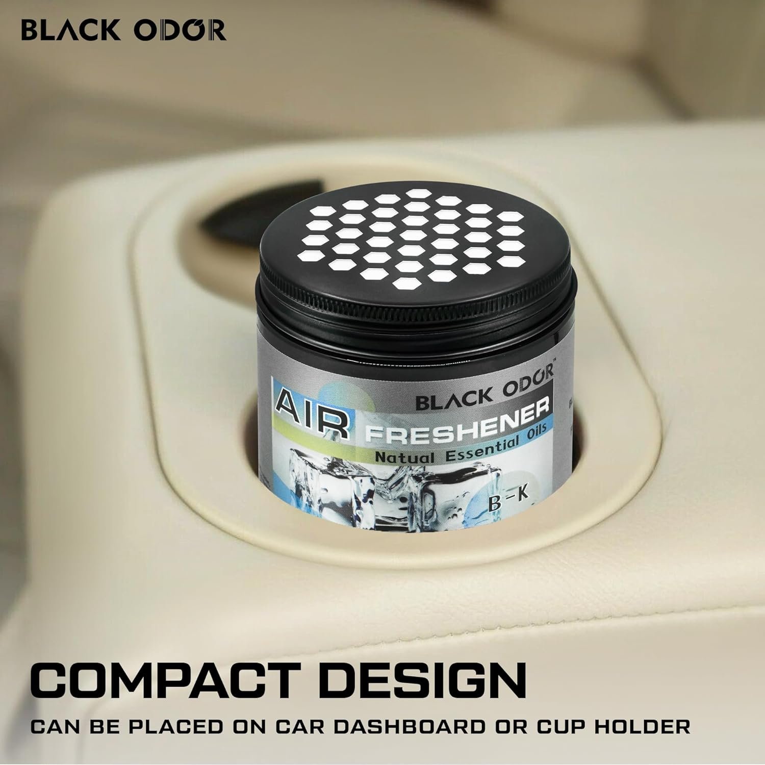 BLACK ODOR Gel Air Freshener – B-K ICE (180 gm) - Image 2