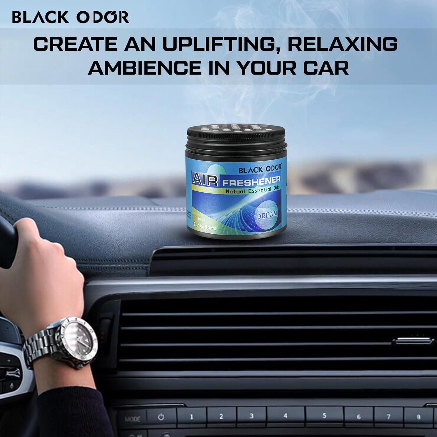 BLACK ODOR Gel Air Freshener – Dream (180 gm) - Image 5