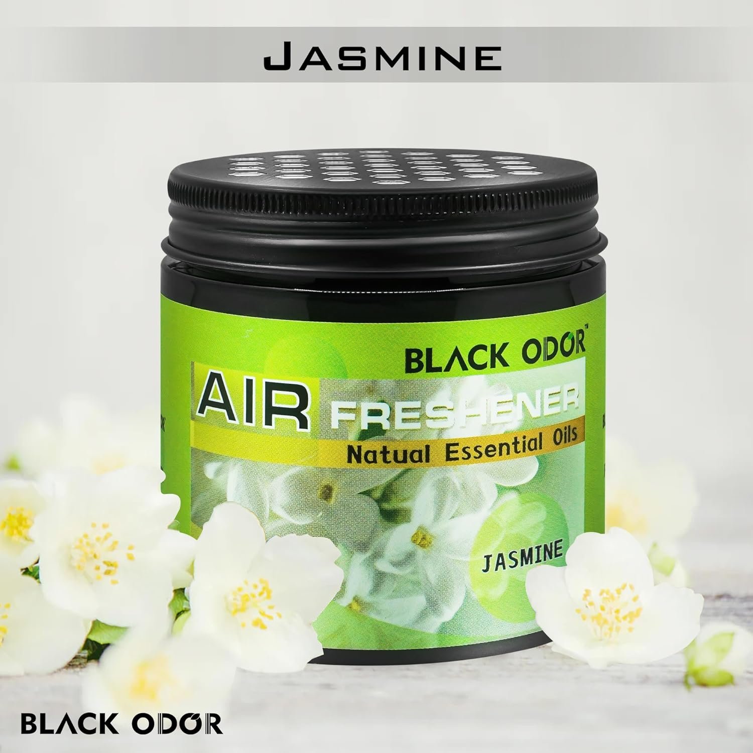BLACK ODOR Gel Air Freshener – Jasmine (180 gm) - Image 5