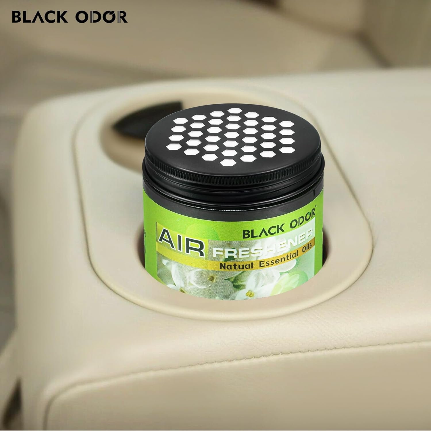 BLACK ODOR Gel Air Freshener – Jasmine (180 gm) - Image 3
