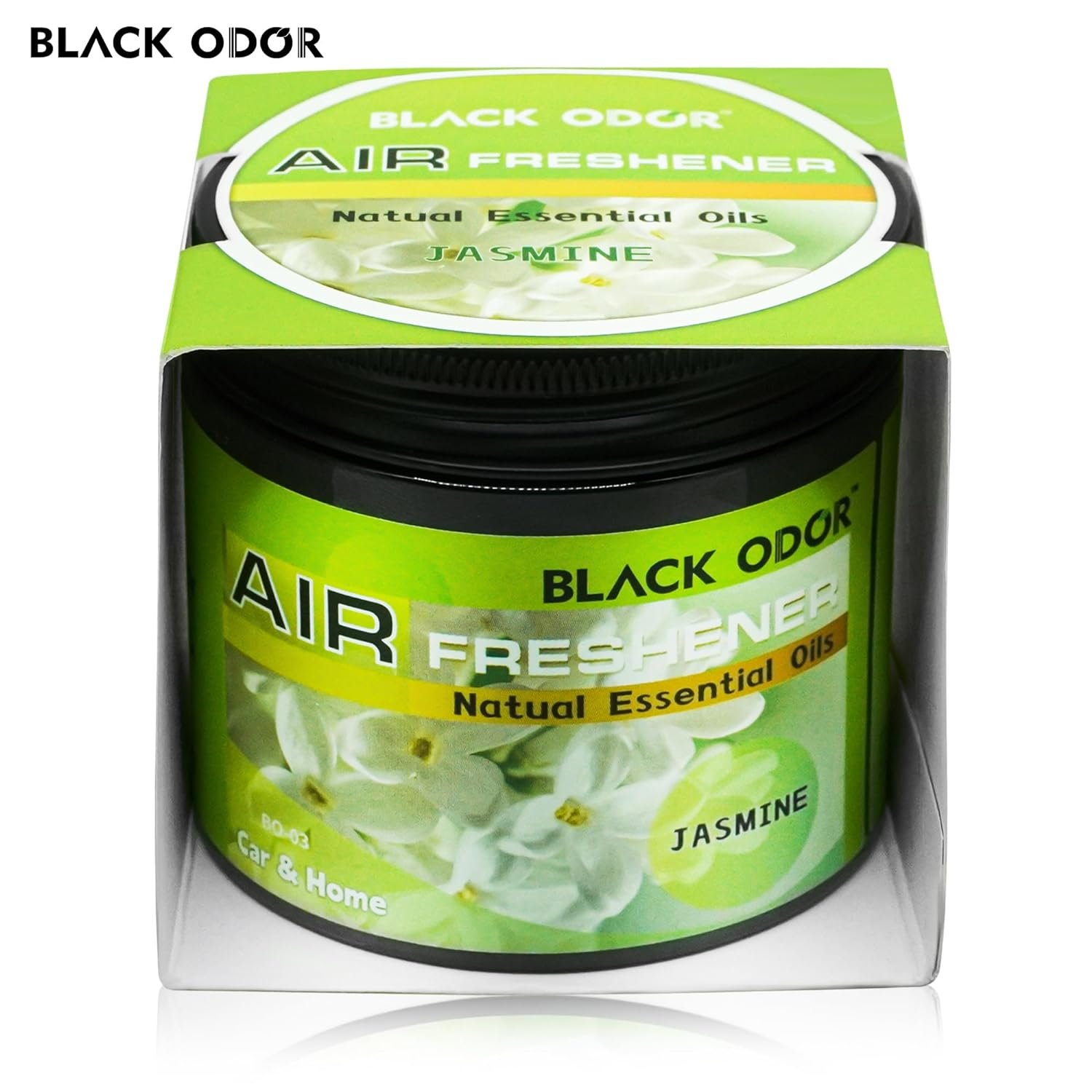 BLACK ODOR Gel Air Freshener – Jasmine (180 gm) - Image 6