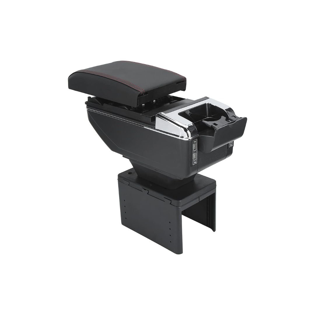 Car Central Console Armrest Interior Storage Box with USB - Image 5