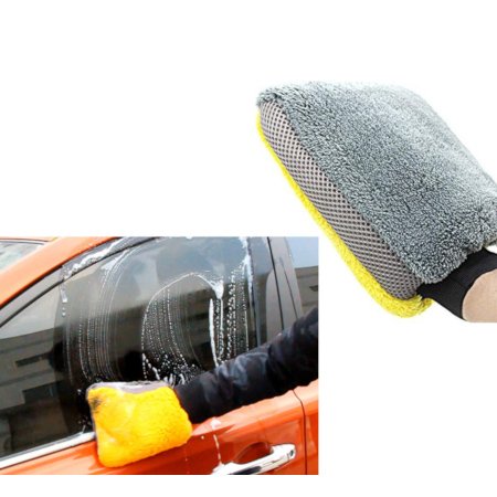 Casta Micro Fiber High Density Cleaning Glove Mitt – 22×15 cm 300 GSM - Image 3