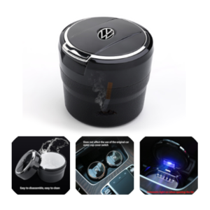 Ceramics Car Ashtray with LED Light P Type