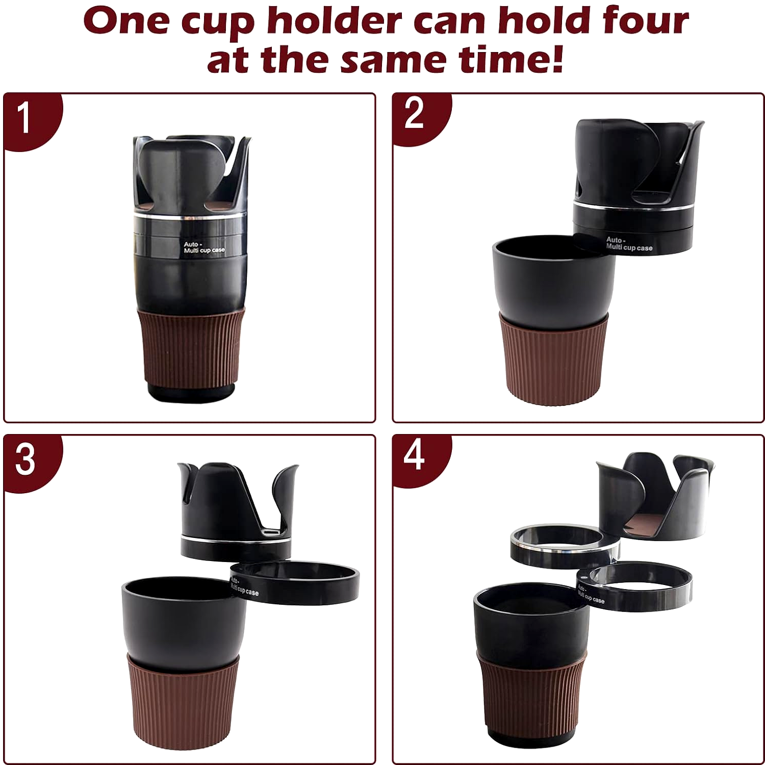 Rotating Car Drink Holder – Multi-Function Drink – 360-Degree Adjustable - Image 4