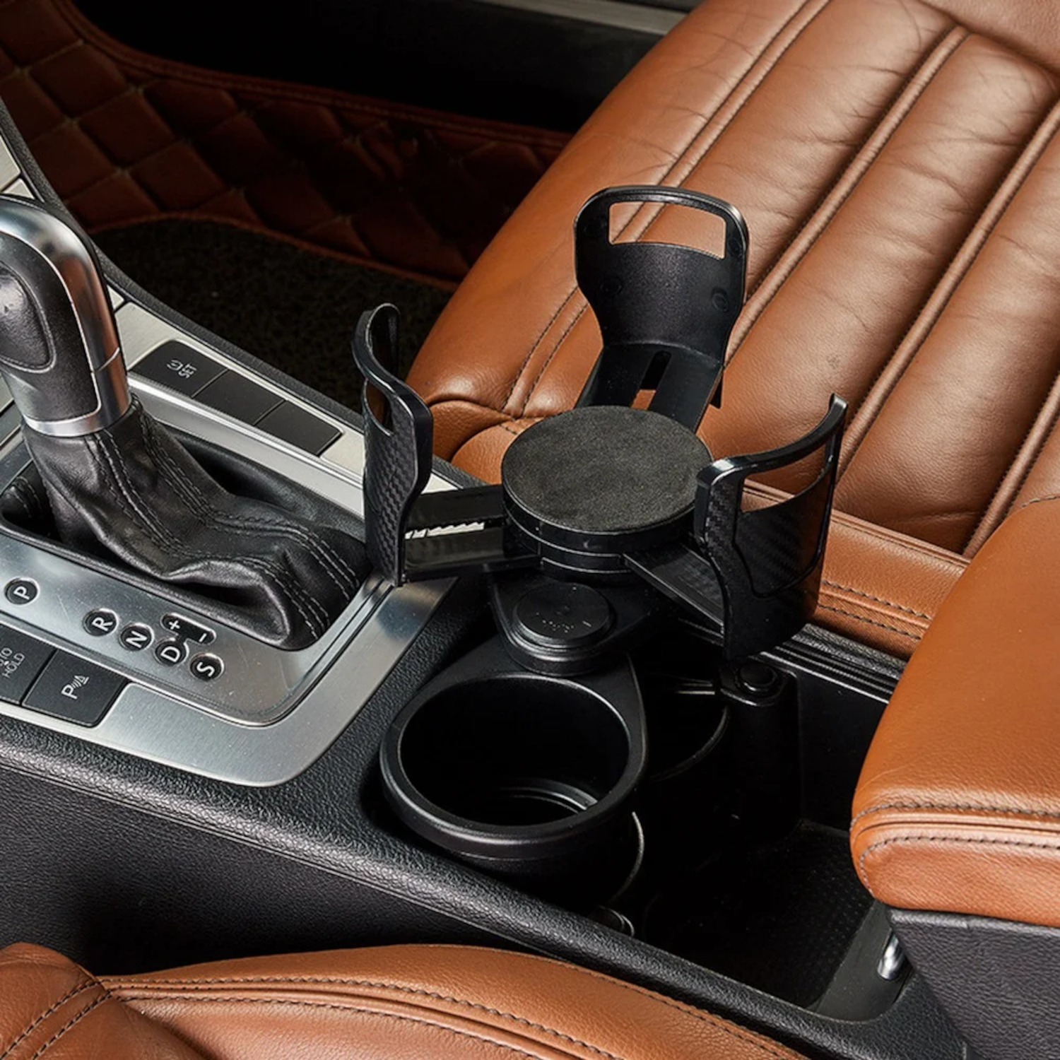 2 IN 1 Multifunctional Car Cup Holder – Expandable – Rotating - Image 4