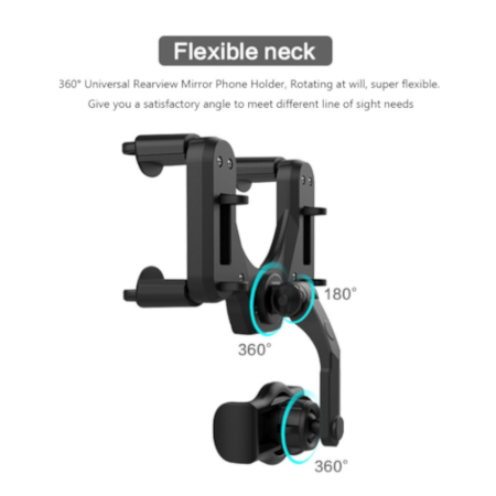 Car Mobile Phone Holder Rearview Mirror Mount - Image 2