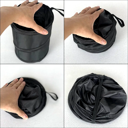 Foldable Car Trash Basket Waterproof Pop-Up Bag - Image 3
