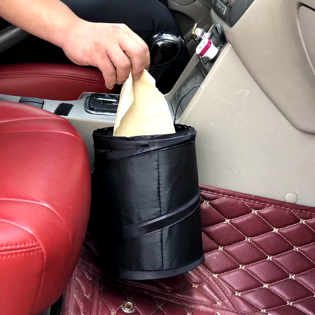 Foldable Car Trash Basket Waterproof Pop-Up Bag - Image 4