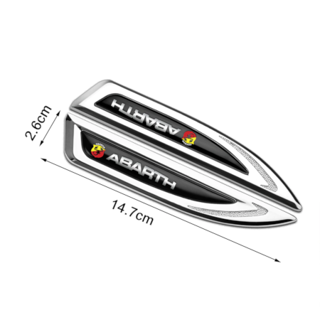 Car Side Fender Metal 3D Trim Decoration - Image 5