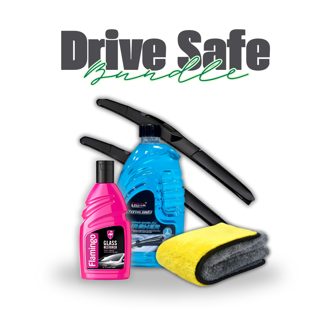 Car Windshield Drive Safe Bundle
