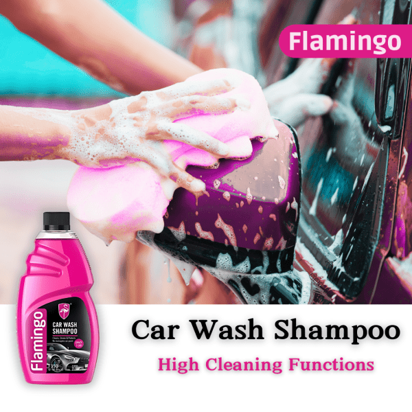 FLAMINGO CAR WASH SHAMPOO 500ML - Image 2