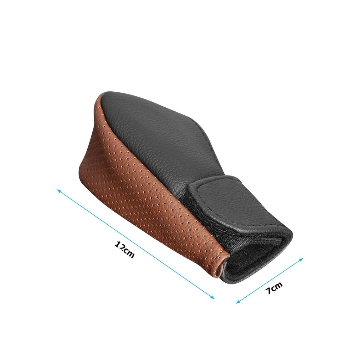 Car Non-Slip PU Leather Gear Shift Knob Cover - Image 4