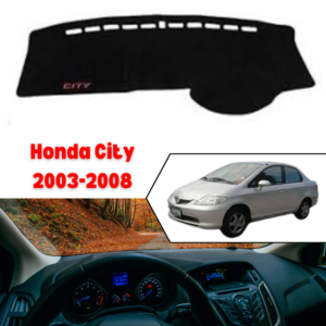 Honda City 2003 2008 Dashboard Mat – Suede Nonslip Velvet Fur