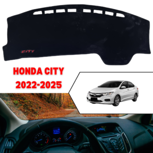 Honda City 2022 2026 Dashboard Mat – Suede Nonslip Velvet Fur