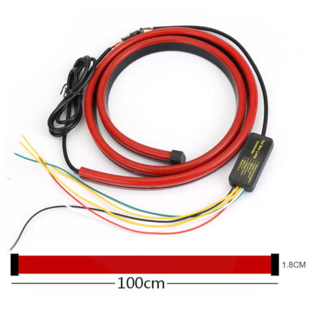 100cm Car Strip Light LED Third Brake Light With Turn Signal Flasher - Image 2
