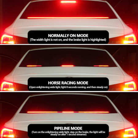 100cm Car Strip Light LED Third Brake Light With Turn Signal Flasher - Image 6