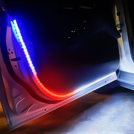 Car Door Safety Warning LED Strip Light – 110 cm – 12v - Image 6