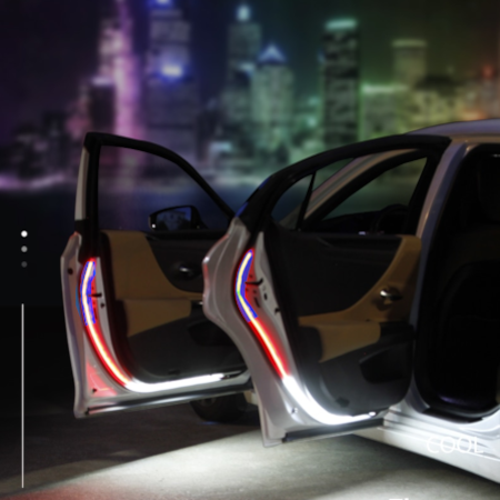 Car Door Safety Warning LED Strip Light – 110 cm – 12v - Image 2