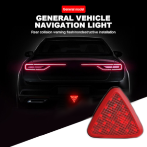F1 Triangle Pilot Stop Safety Third Brake Light 12 V
