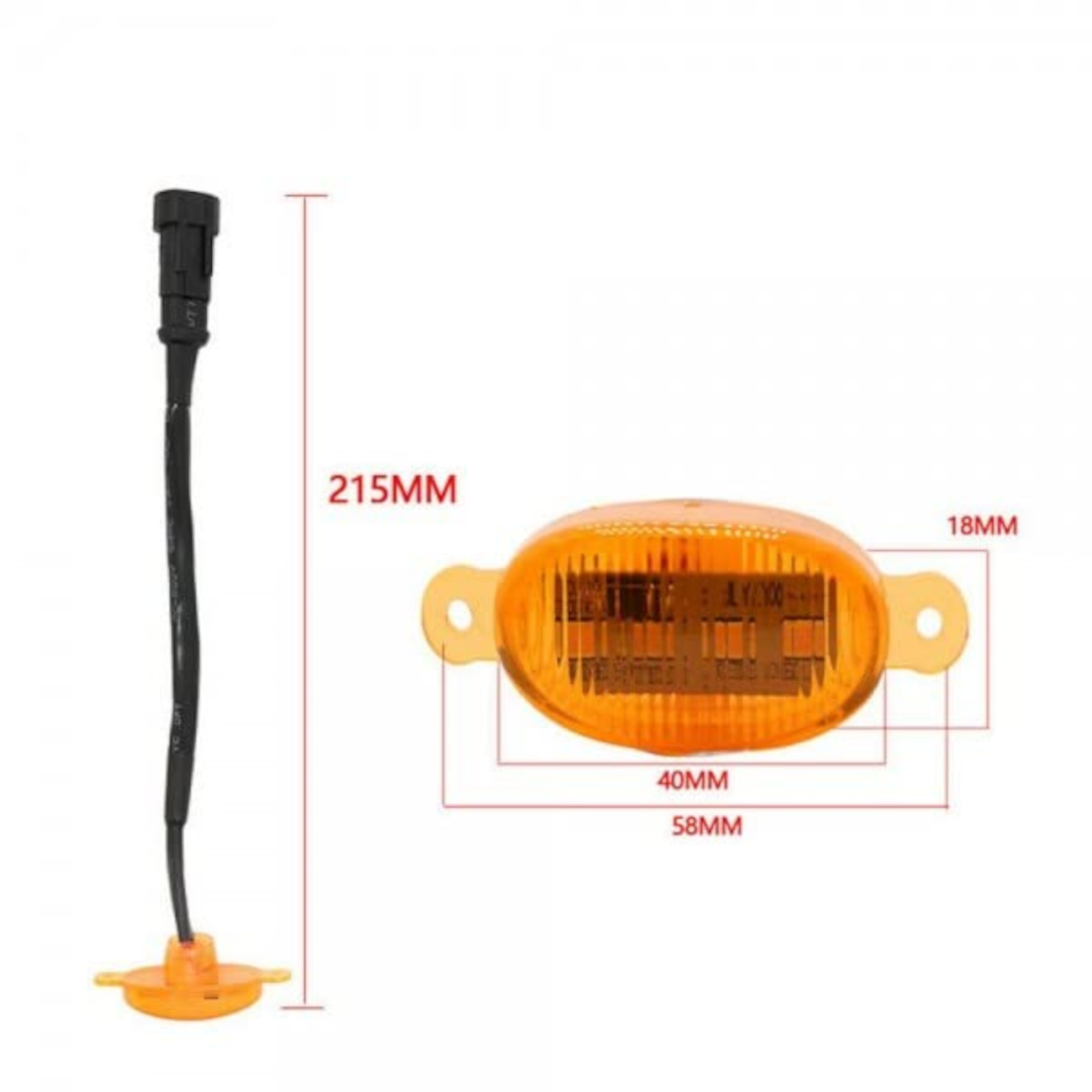 Car Amber Front Grill LED Lights - Image 4