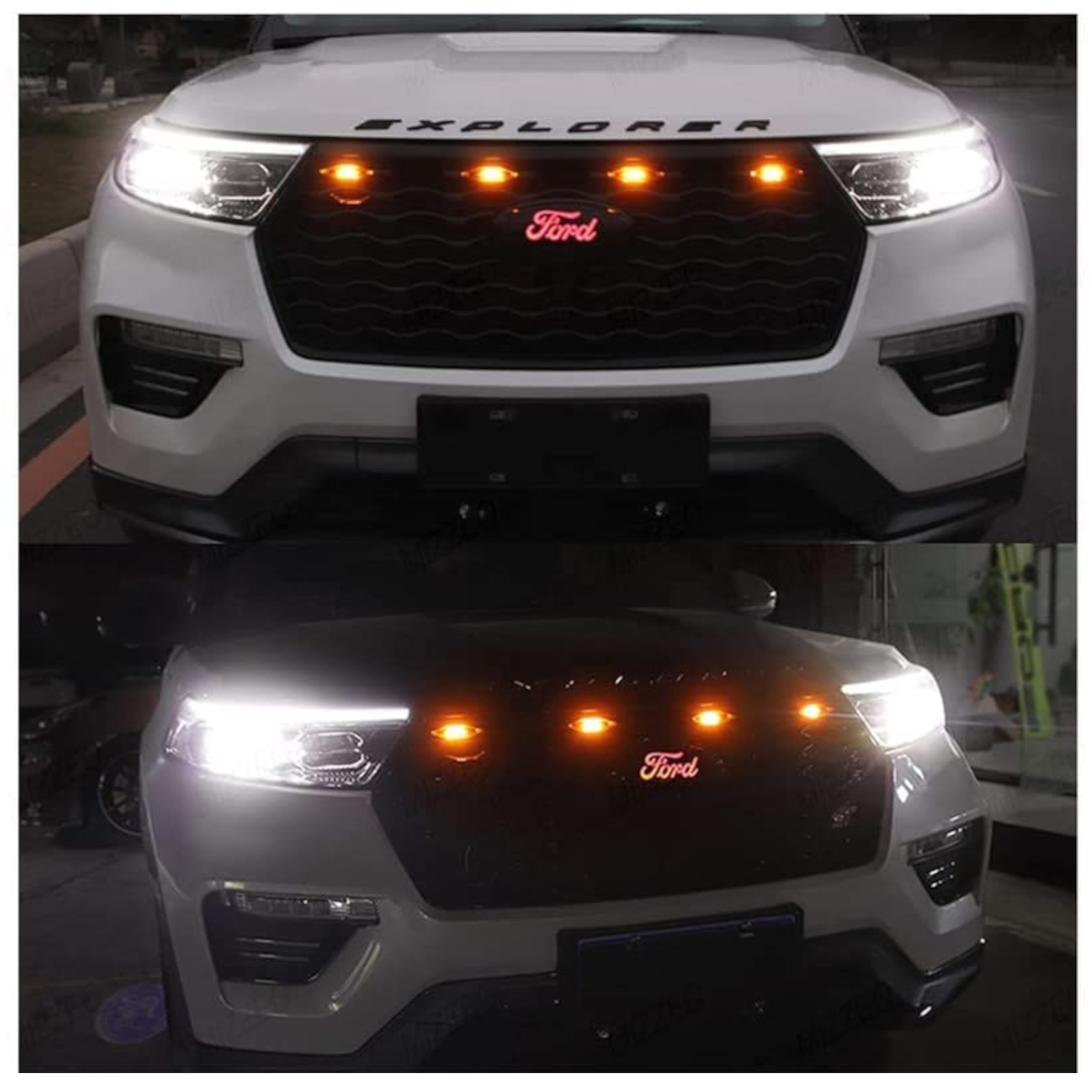 Car Amber Front Grill LED Lights - Image 7