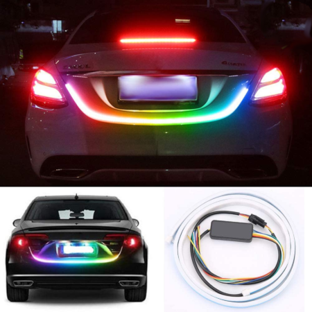 Dream Color Car Exterior Trunk LED Flow Strip Light – 120 cm - Image 2