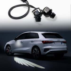 Car Side Rearview Mirror Dynamic Angel Wings Projection Light