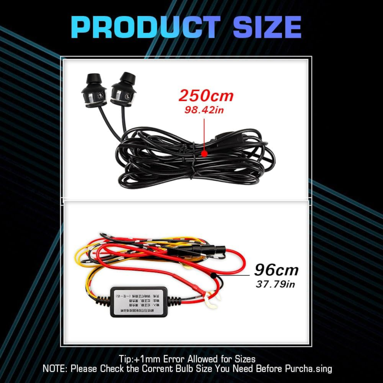 Car Side Rearview Mirror Dynamic Angel Wings Projection Light - Image 3