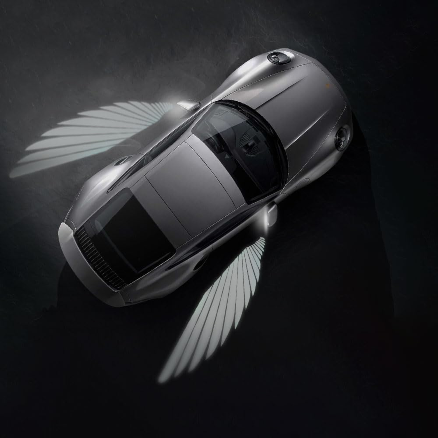Car Side Rearview Mirror Dynamic Angel Wings Projection Light - Image 4