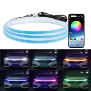 Car LED Multi Color Hood Light – Waterproof – Flexible – APP Control