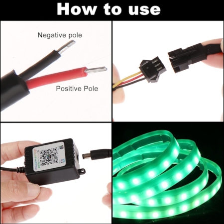Car LED Multi Color Hood Light – Waterproof – Flexible – APP Control - Image 5