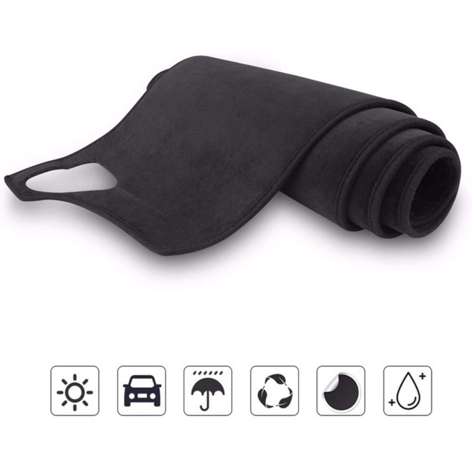 Hyundai Elantra L 2025–2026 Dashboard Mat – Suede Nonslip Velvet Fur - Image 7