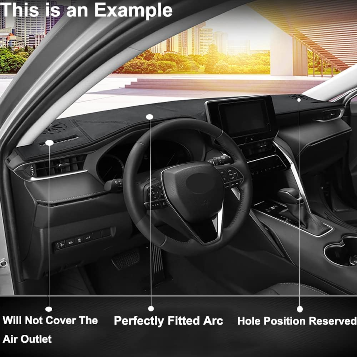 Daihatsu Mira 2013-2020 Dashboard Mat – Suede Nonslip Velvet Fur - Image 5