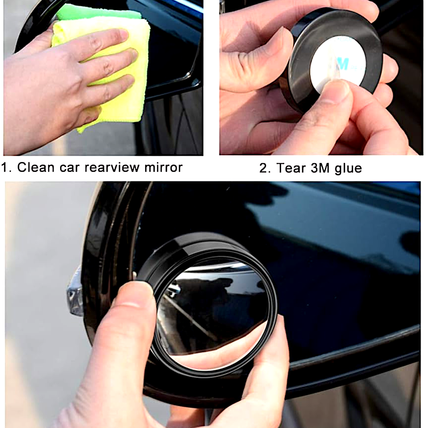 Blindspot Rearview Convex Mirror – 2pcs - Image 4