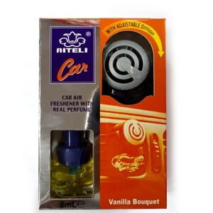Ambi-Pure Car Air Freshener with AC Vent Clip – 8ml – Vanilla Bouquet