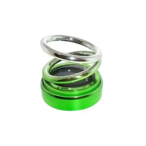 Solar Car Air Freshener Rotating Double-ring – Green Gradient
