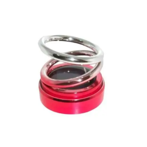 Solar Car Air Freshener Rotating Double-ring – Red Gradient