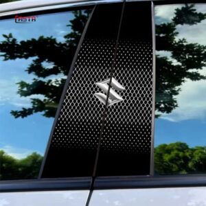 3D Logo Car Pillar Sticker Protective Film for Suzuki